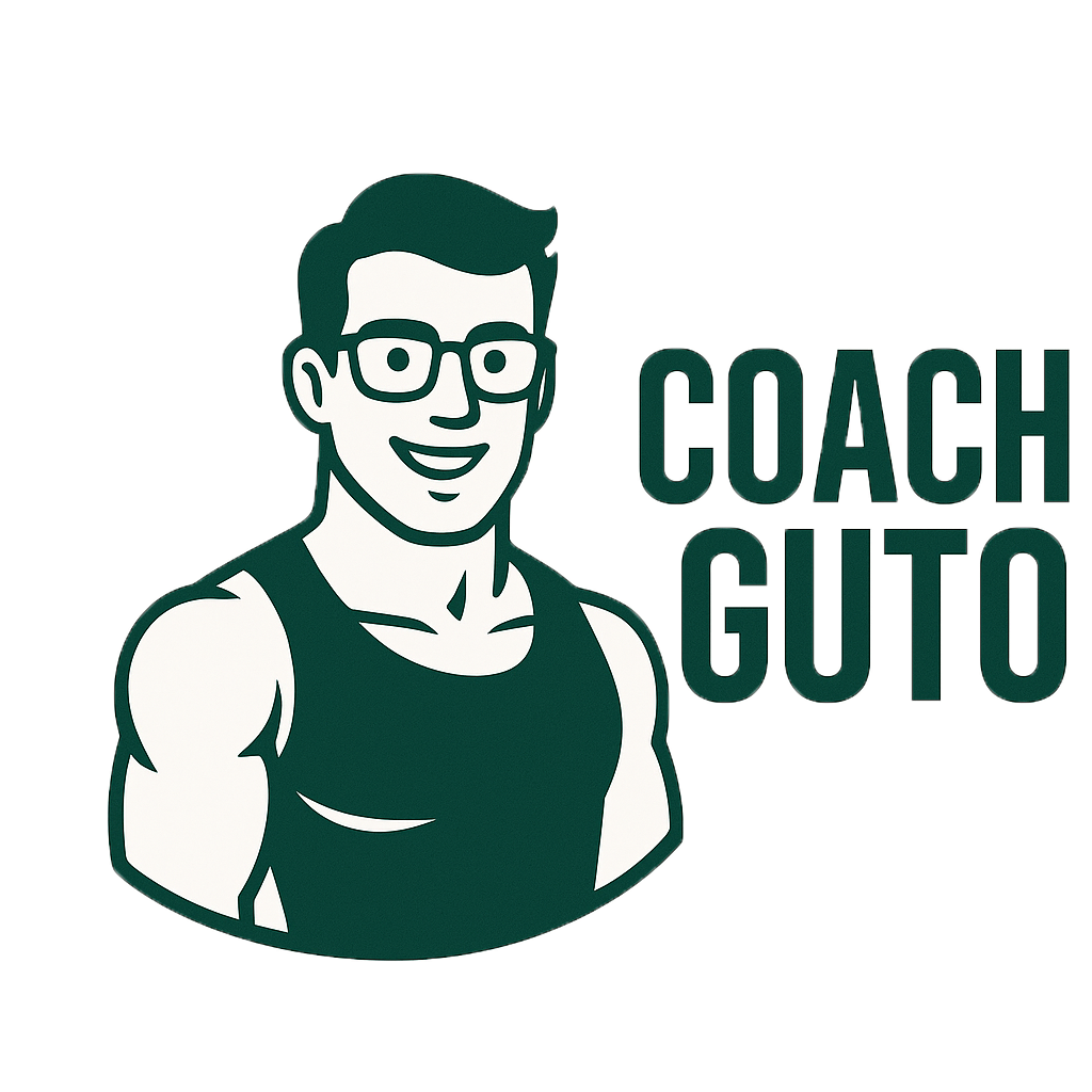 Logotipo do Coach Guto, personal trainer pelo WhatsApp e consultoria fitness online